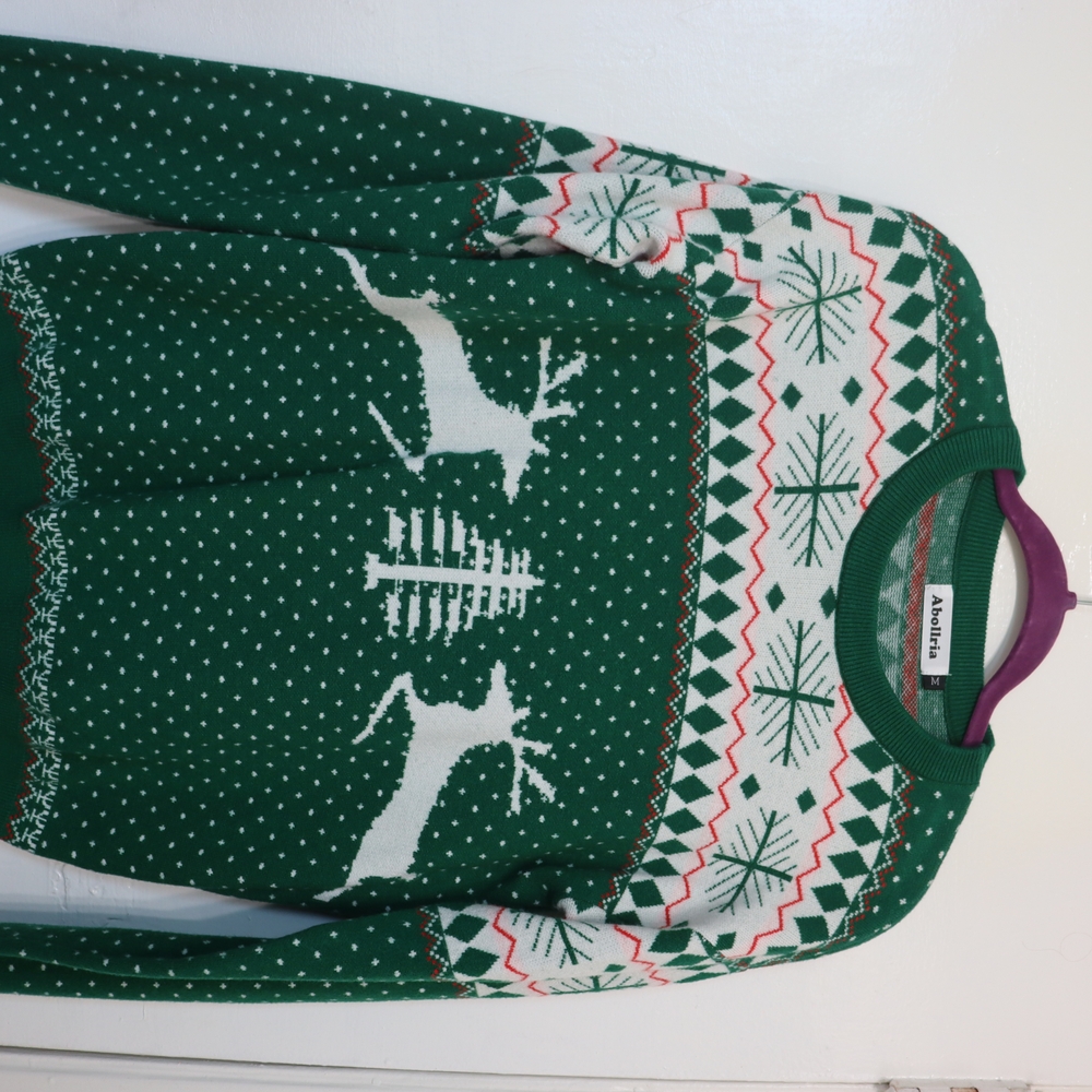 Auburn Reindeer Christmas Sweater